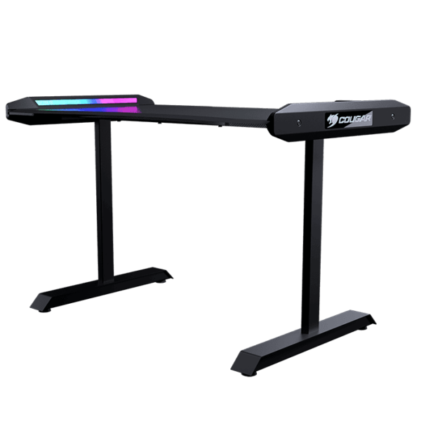 Cougar Mars 120 Gaming Desk, RGB Button – Black - Image 4