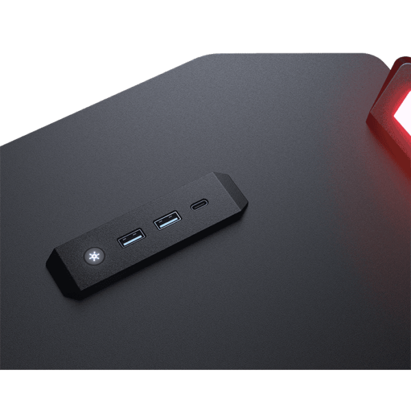 Cougar DEIMUS 120 RGB Gaming Desk – Black - Image 2