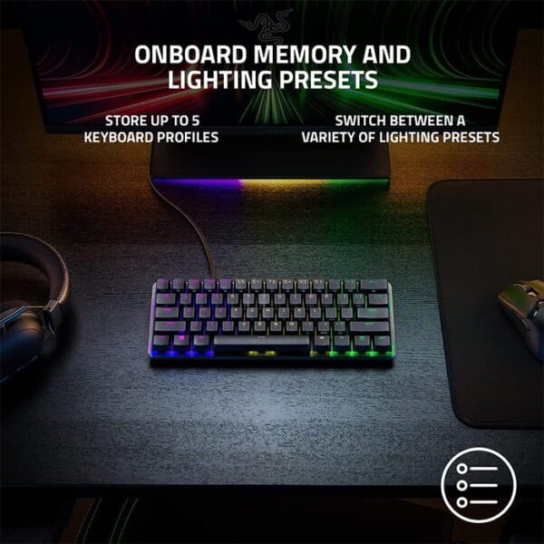 Razer Huntsman Mini Analog – US 60% Gaming Keyboard with Analog Optical Switches - Image 6