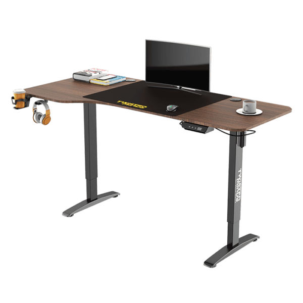 Twisted Minds T Shaped Gaming Desk Electric-height adjustable – Left - Image 4